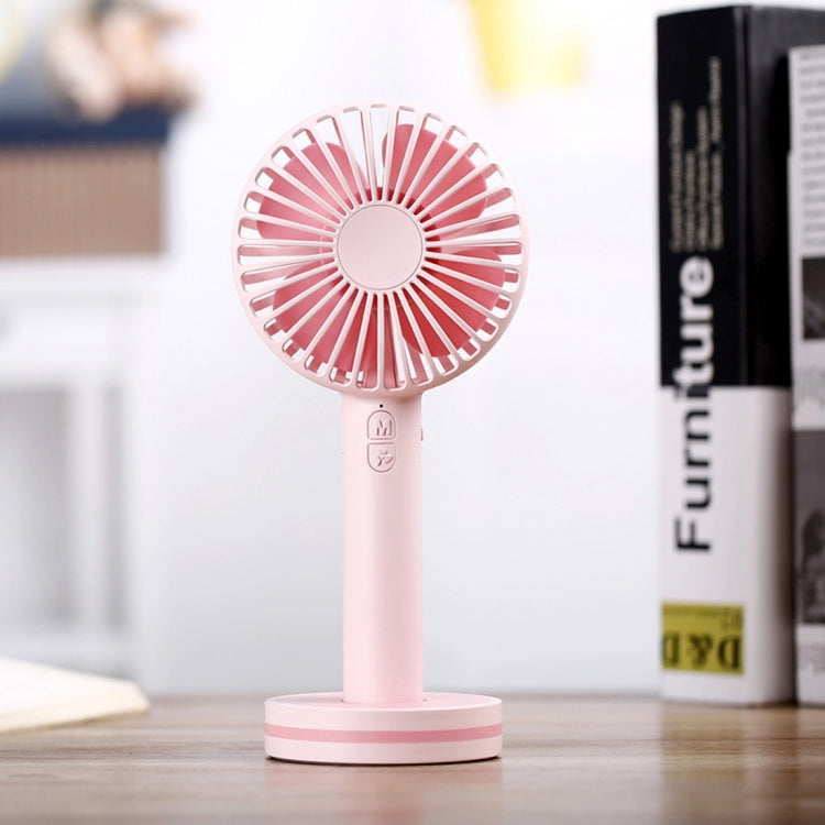 Portable Macaron Mute Handheld Fan 3 Speed USB Charging