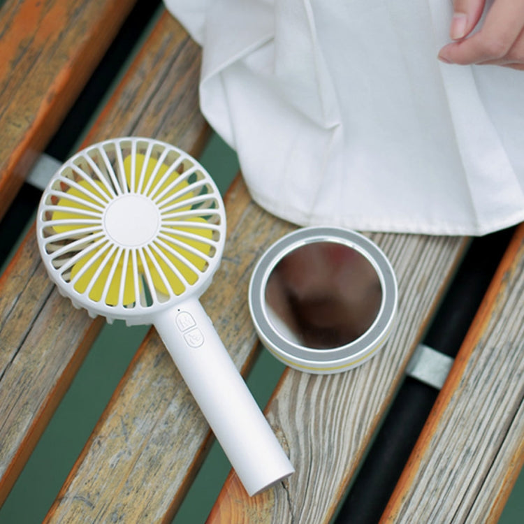 Portable Macaron Mute Handheld Fan 3 Speed USB Charging