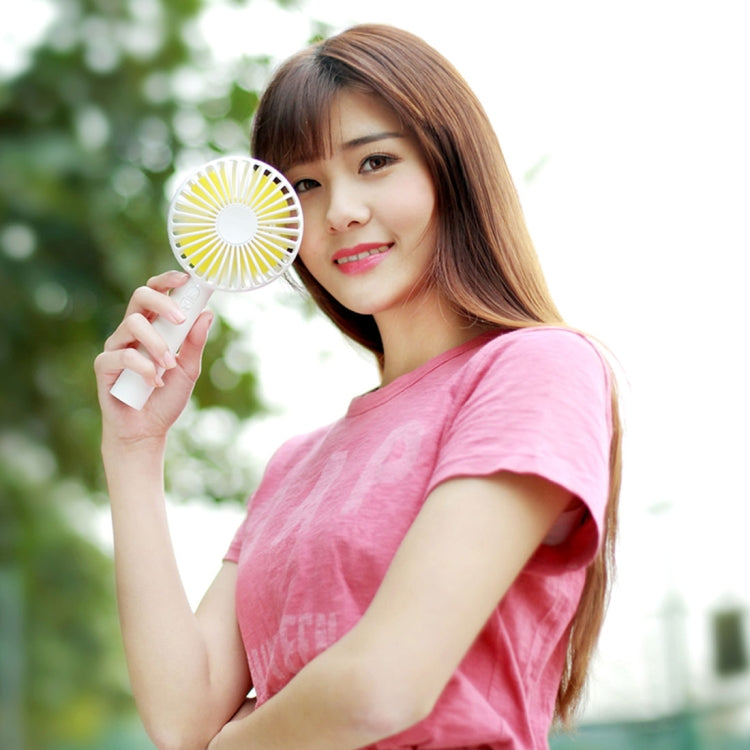 Portable Macaron Mute Handheld Fan 3 Speed USB Charging