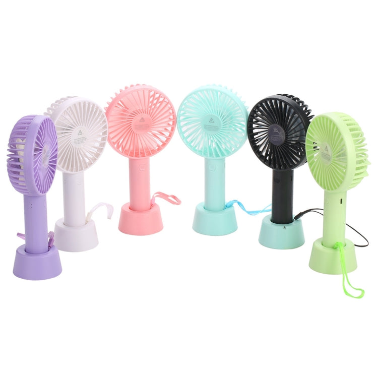 Portable Outdoor Mute Handheld Fan 3 Speed USB Charging with Lanyard