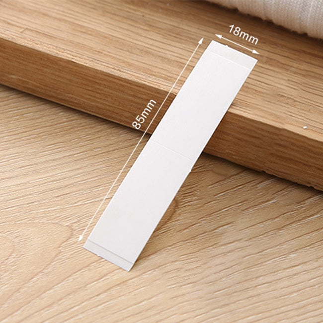 72 PCS / 2 PACK Invisible Anti-light Stickers Shirt Straps Double-sided Adhesive Seamless V-neck Fixed Anti-slip, Size:85x18mm