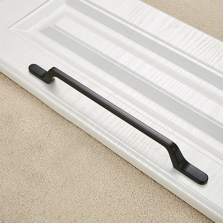 2 PCS 9008_224 Simple Black Drawer Cabinet Handle