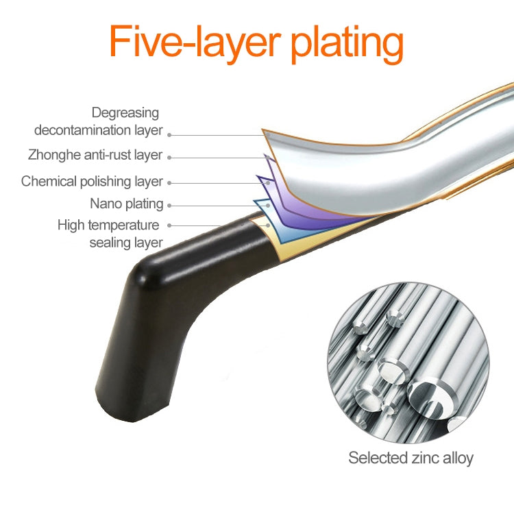 5 PCS 9009_96 Simple Black Drawer Cabinet Handle