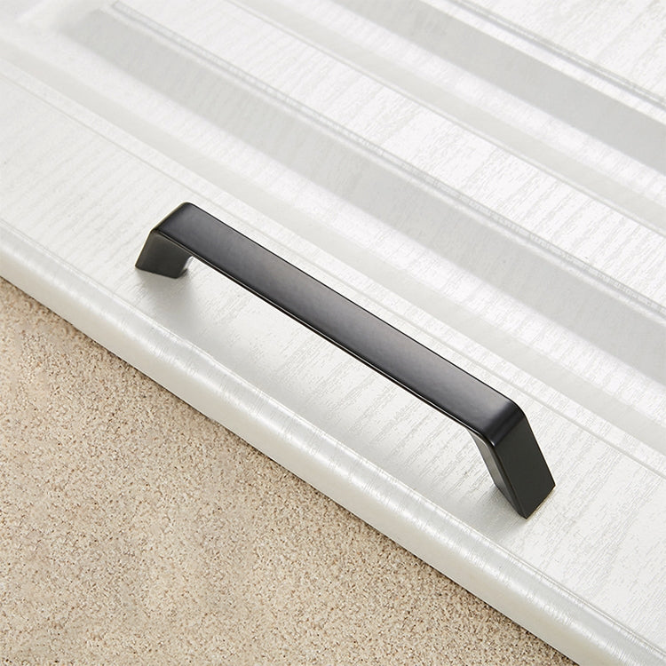 5 PCS 9009_128 Simple Black Drawer Cabinet Handle