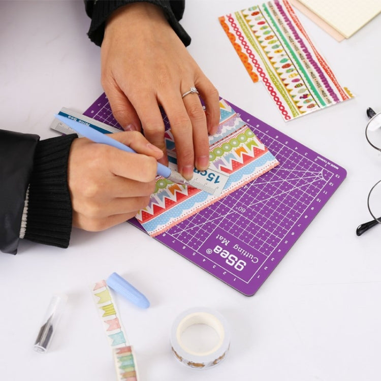 9Sea A5 Cutting Mat Set Cutting Mat & Ruler & Carving Knife