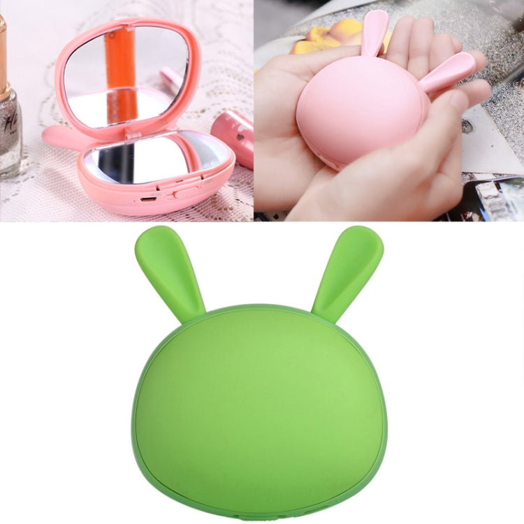 Lovely Rabbit Makeup Mirror & Hand Warmer with Fill Light