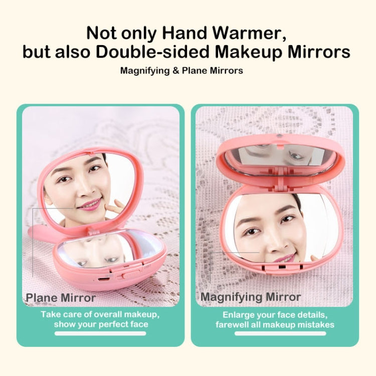 Lovely Rabbit Makeup Mirror & Hand Warmer with Fill Light