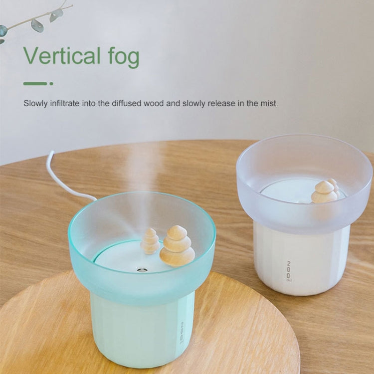 DC 5V 1A Columnar Household Quiet Fog Volume Desktop Air Humidifier Aromatherapy Machine with Colorful Lights, Capacity: 200mL
