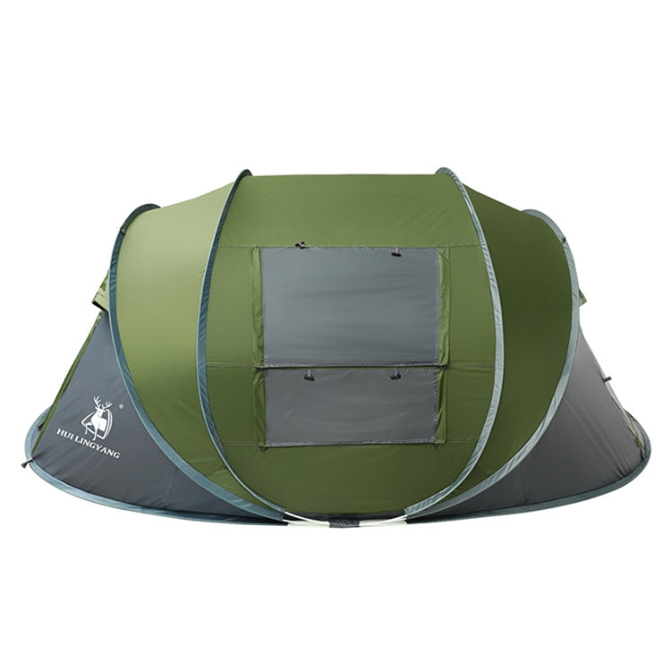 HUILINGYANG Outdoor Camping Automatic Tent 2-3 People Quickly Open Tent, Size: 280x200x120cm(Green)