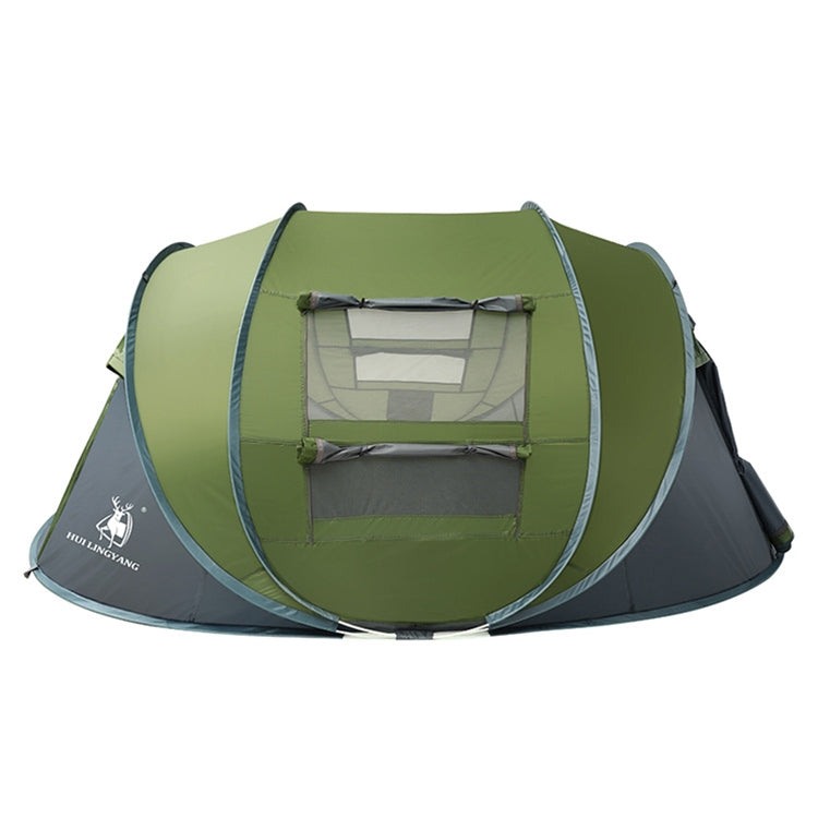 HUILINGYANG Outdoor Camping Automatic Tent 2-3 People Quickly Open Tent, Size: 280x200x120cm(Green)