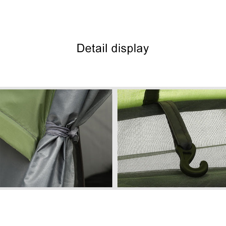 HUILINGYANG Outdoor Camping Automatic Tent 2-3 People Quickly Open Tent, Size: 280x200x120cm(Green)