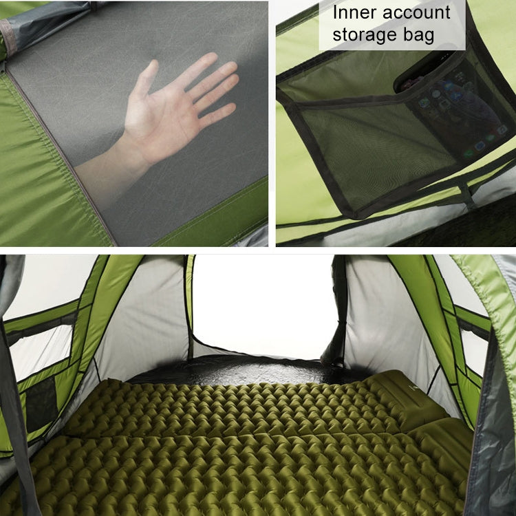 HUILINGYANG Outdoor Camping Automatic Tent 2-3 People Quickly Open Tent, Size: 280x200x120cm(Green)