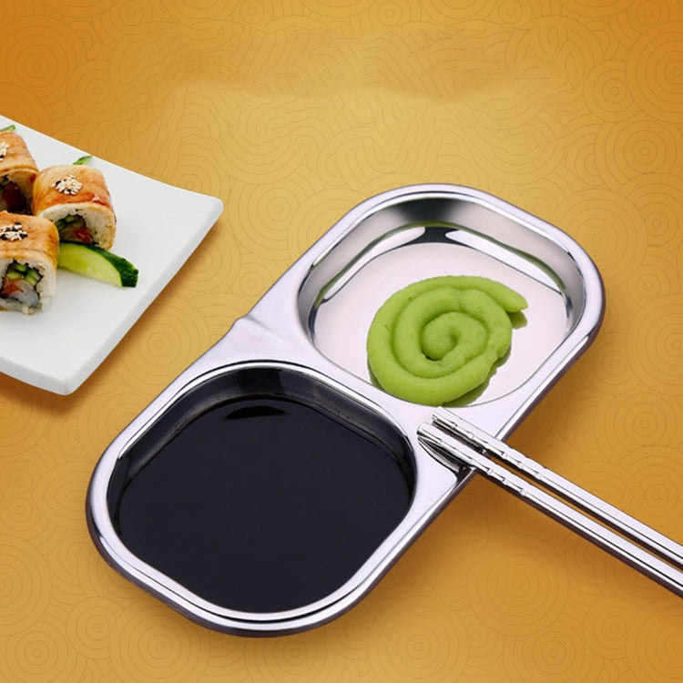 Creative Stainless Steel Kitchen Lattice Seasoning Small Dish,