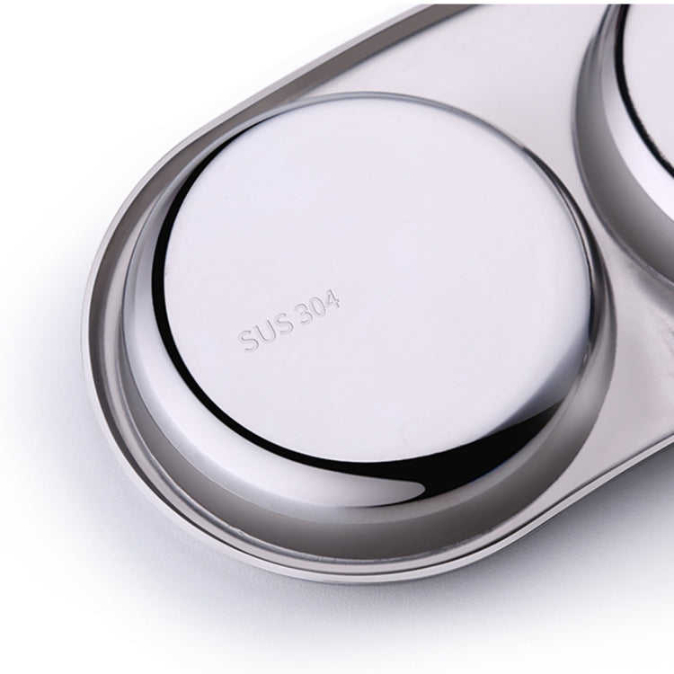 Creative Stainless Steel Kitchen Lattice Seasoning Small Dish,