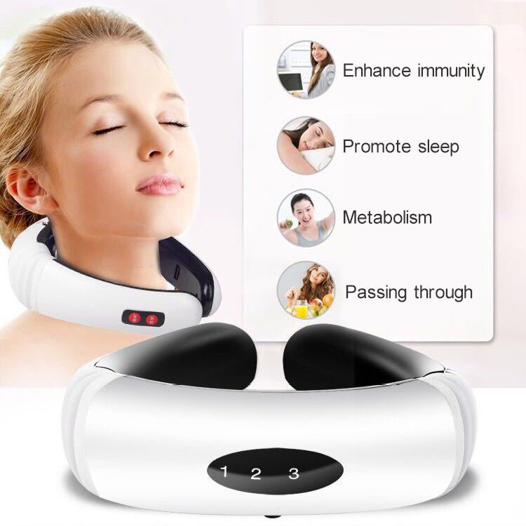Electric Back Neck Shoulder Electrical Pulse Electric Shock Body Massager