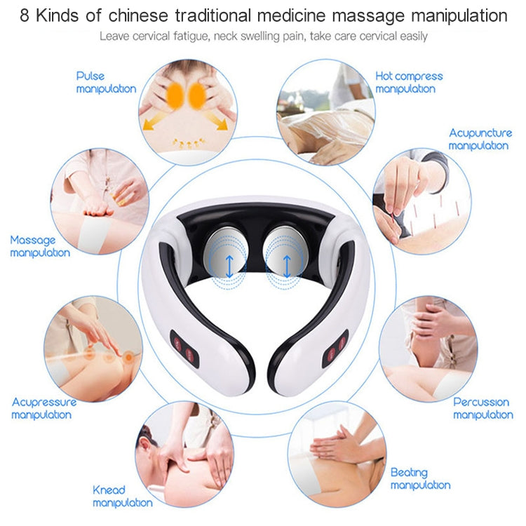 Electric Back Neck Shoulder Electrical Pulse Electric Shock Body Massager