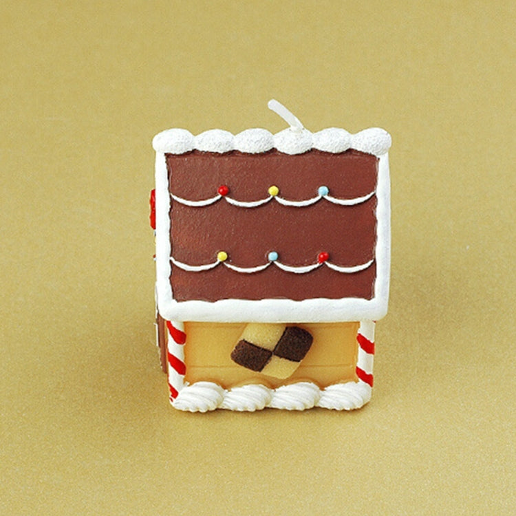 Christmas Home Decoration Ginger Bread House Candle, Size: 5*4*6cm