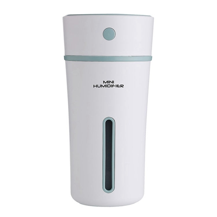 300ML Mini Portable Cup Shape USB LED Night Light Ultrasonic Humidification Air Humidifier for Home / Office / Car