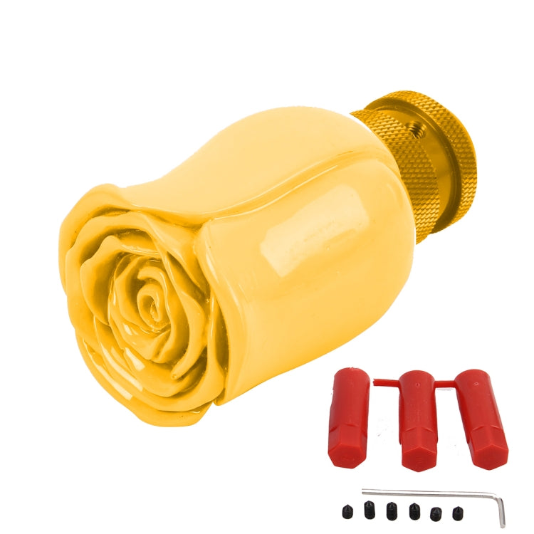 Rose Flower Shaped Universal Vehicle Car Manual Automatic Gear Shift Knob