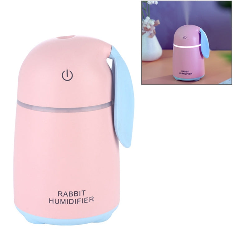 Cute Rabbit Portable USB Mute Mini Humidifier Nebulizer with LED Night Light for Office, Home Bedroom, Car, Capacity: 170ml, DC 5V