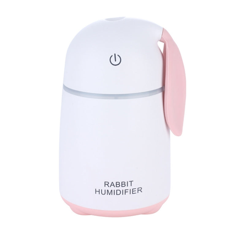 Cute Rabbit Portable USB Mute Mini Humidifier Nebulizer with LED Night Light for Office, Home Bedroom, Car, Capacity: 170ml, DC 5V