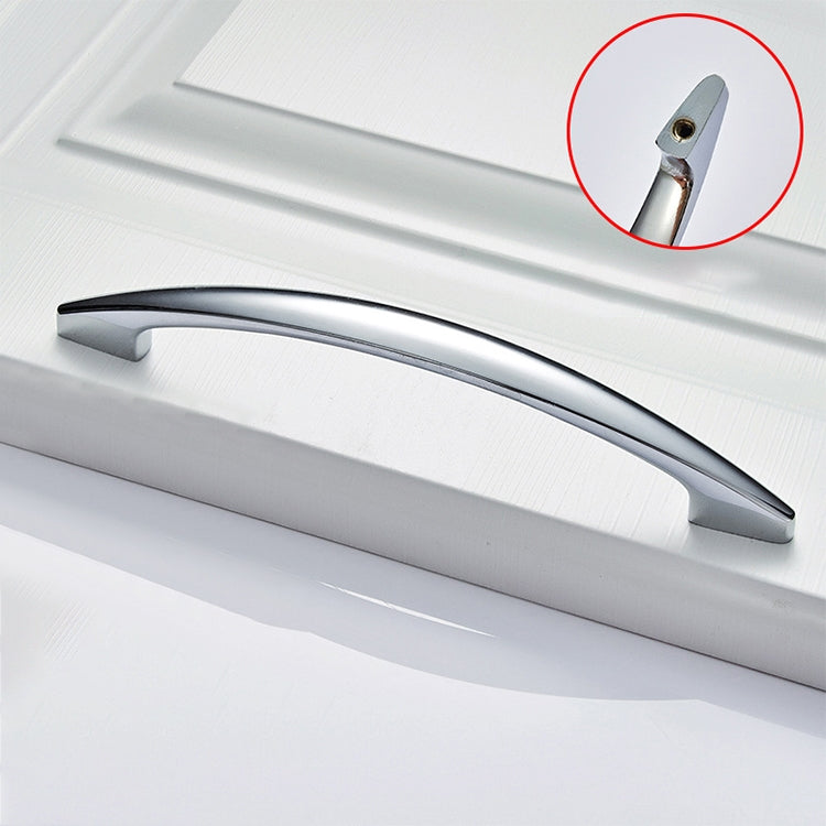 5 PCS 4027-128 Bright Chrome Drawer Cabinet Door Modern Simple American Style Handle