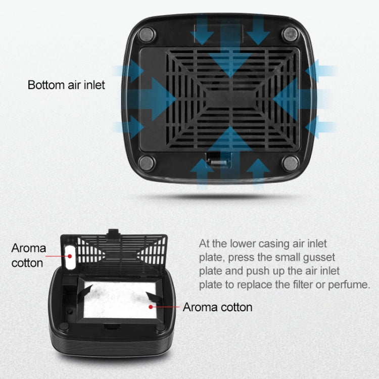 Nobico J007 Car Air Purifier PM 2.5 Negative Ion Car with Oxygen Bar to Remove Formaldehyde