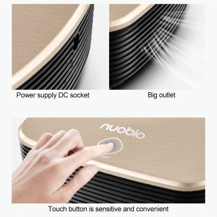 Nobico J007 Car Air Purifier PM 2.5 Negative Ion Car with Oxygen Bar to Remove Formaldehyde