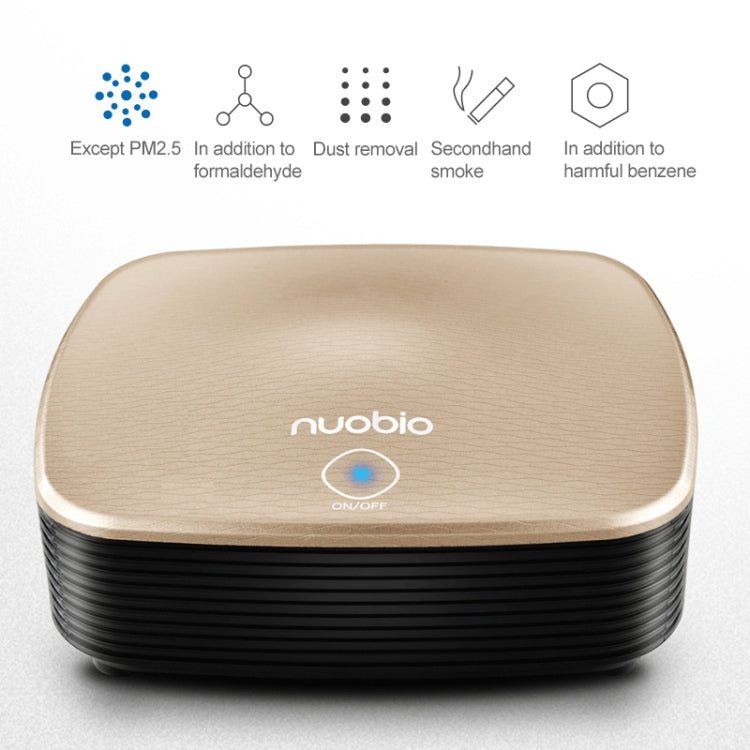 Nobico J007 Car Air Purifier PM 2.5 Negative Ion Car with Oxygen Bar to Remove Formaldehyde