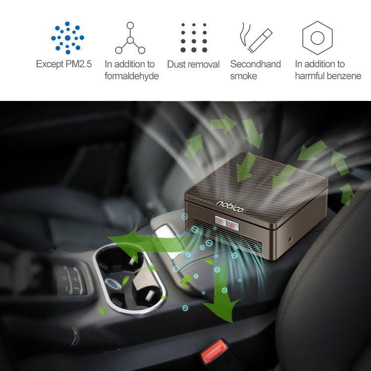 Nobico J011 Car Air Purifier Desktop Household Purifier Deodorant Formaldehyde UV Lamp
