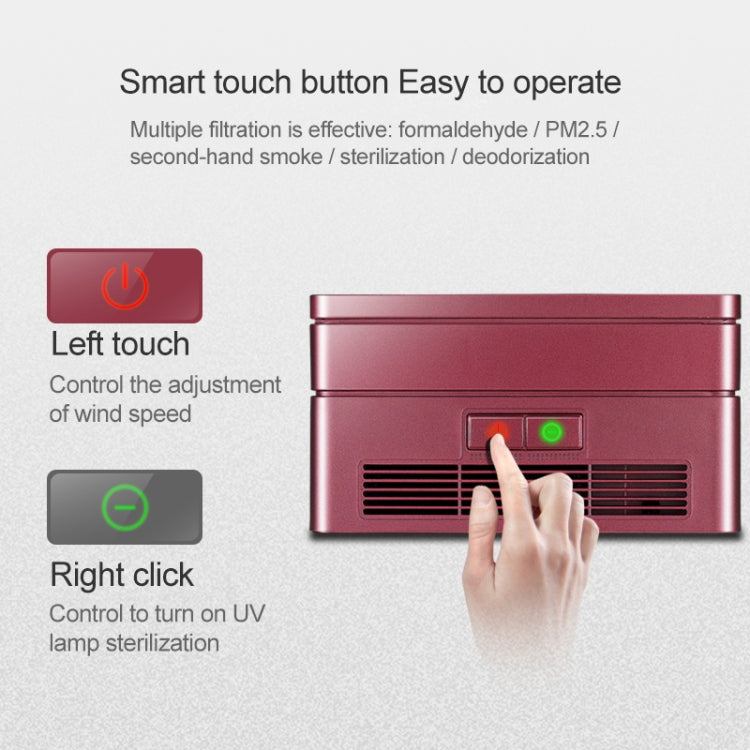 Nobico J012 Desktop Car Air Purifier for Household Use in Addition to Formaldehyde Smog(White)