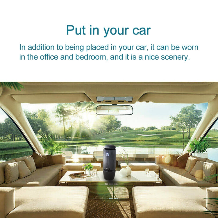 Nobico J013 Car Humidification Cup Car Negative Ion Purification Ultrasonic Atomization to Remove Static Aromatherapy