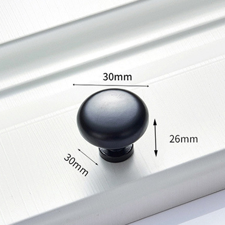 5 PCS 4203-Single Sub Black Drawer Cabinet Door Modern Simple American Style Handle