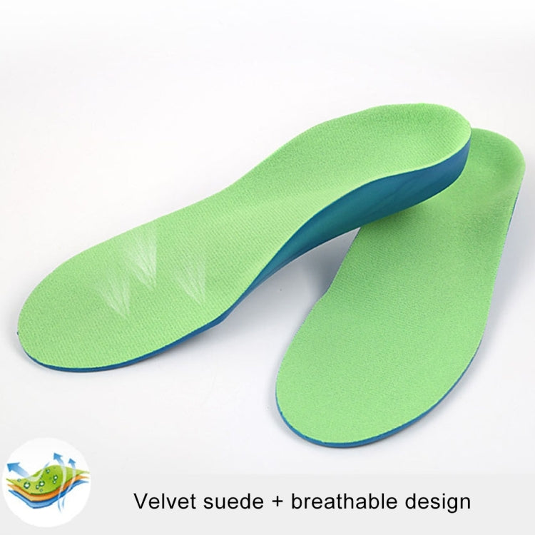 Children PU XO Leg Corrective Insole, Size: 21cm