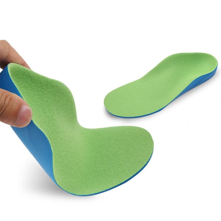 Children PU XO Leg Corrective Insole, Size: 22cm