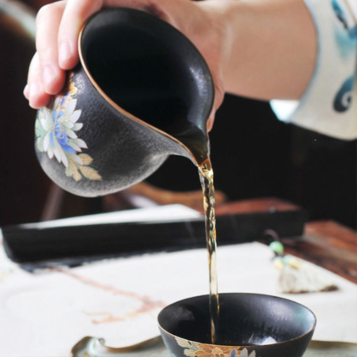 Imitation Ancient Kiln Ceramics Kung Fu Teapot Teacup Set