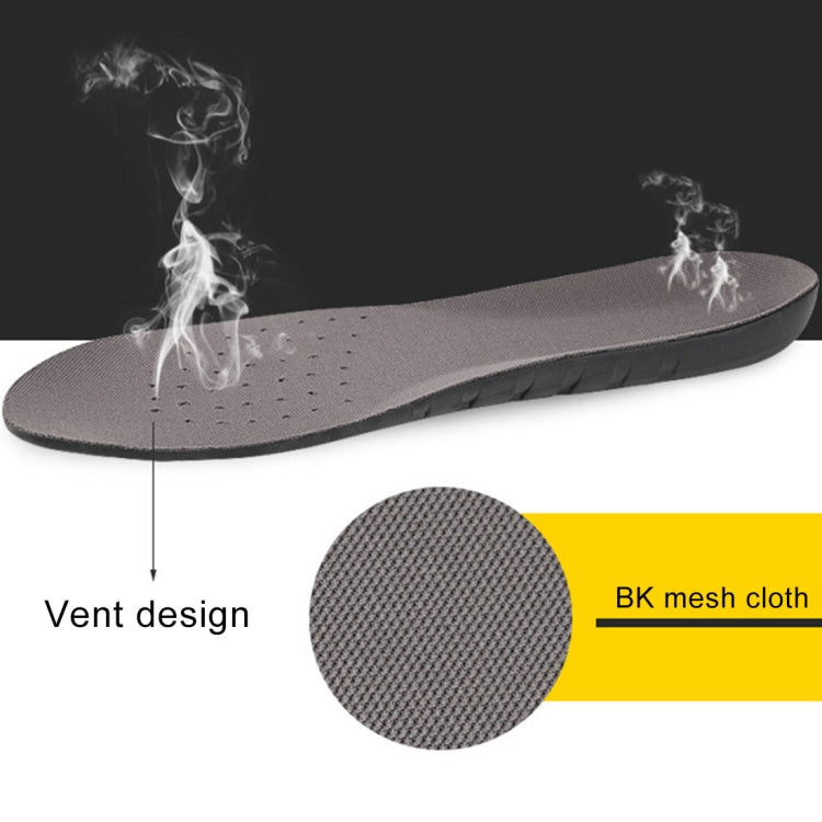 1 Pair PU Stretch Breathable Shock Resistance Sneaker Insoles, Size: L