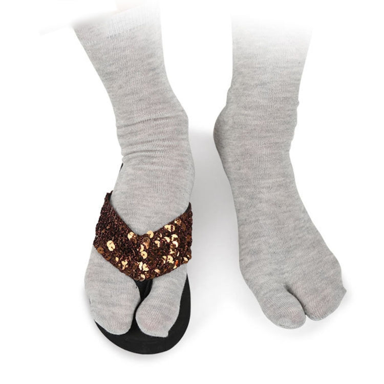5 Pairs Geta Socks Hallux Valgus Correction Two Toe Socks for Men / Women, Random Color Delivery