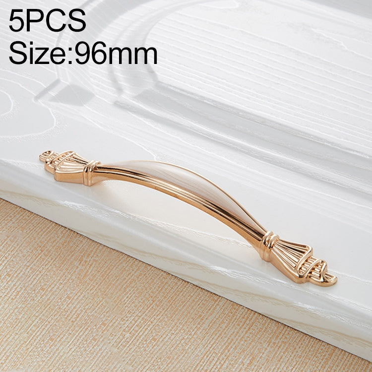 5 PCS 6543-96 White Amber Modern Shoe Cabinet Wine Cabinet Handle