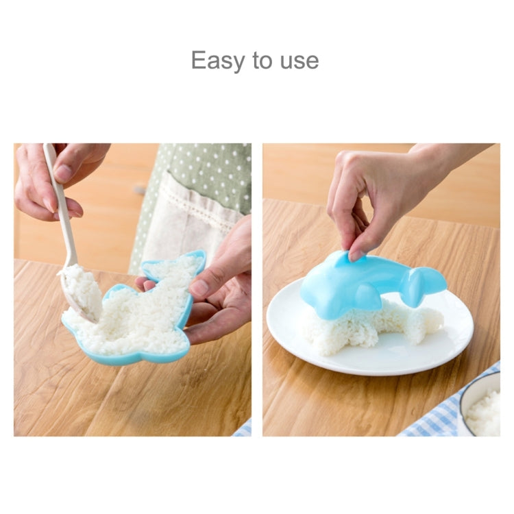 4 PCS Creative Kitchen Household DIY Animal & Expression & Sunflower Shaped Onigiri Moulds