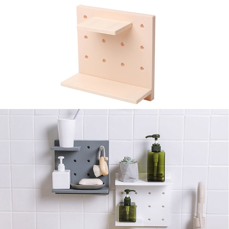 5 PCS Plastic Board Living Room Bathroom Kitchen Wall Decoration Storage Shelf