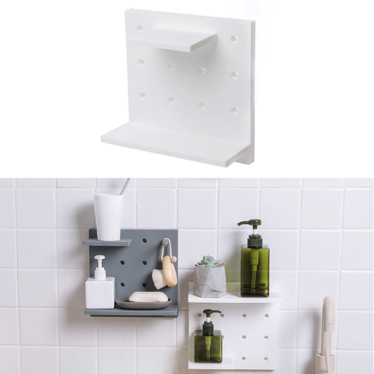 5 PCS Plastic Board Living Room Bathroom Kitchen Wall Decoration Storage Shelf