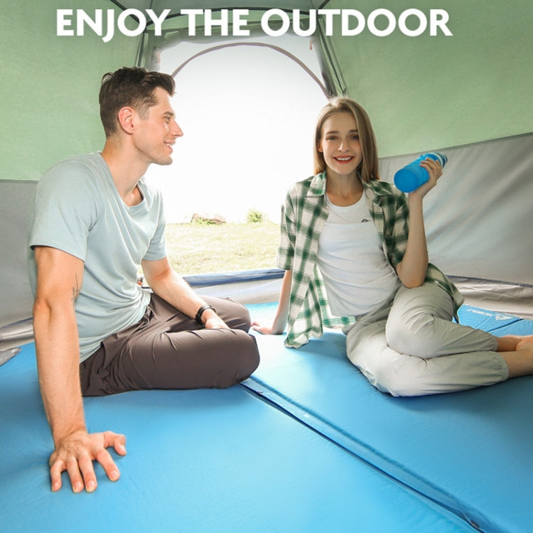 Hewolf 1783 Hexagonal Automatic Thickening Inflatable Bed Mattress Camping Tent , Size: 208x248cm (Blue)