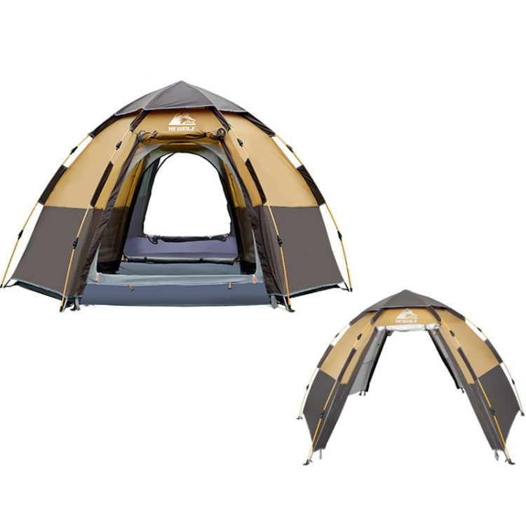 Hewolf 1789 Outdoor Camping Hexagonal Automatic Rain-proof Tent, Flagship Version