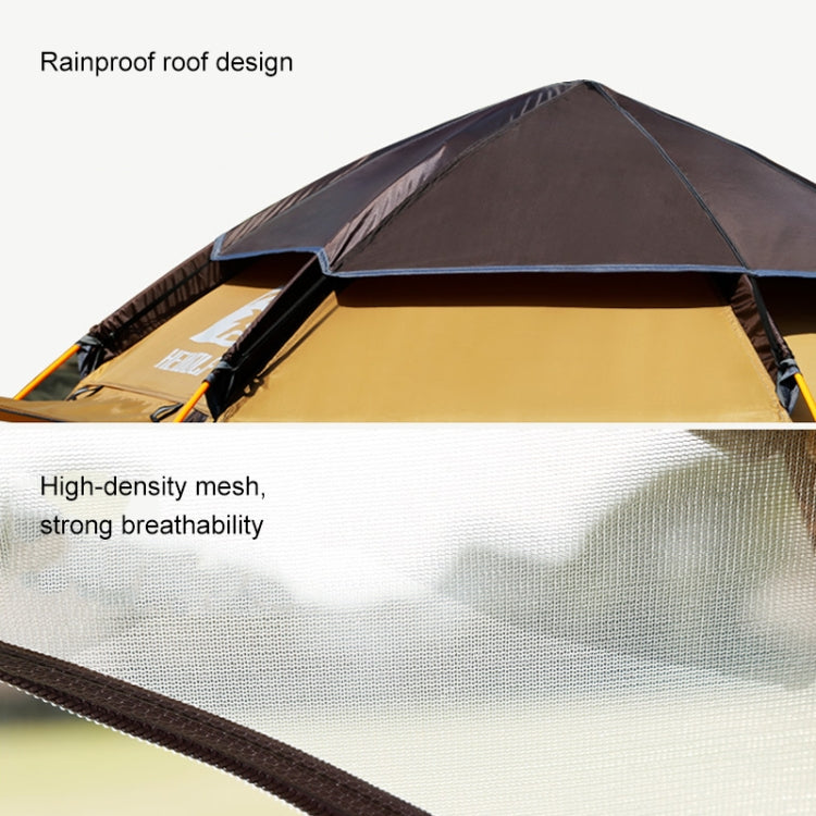 Hewolf 1789 Outdoor Camping Hexagonal Automatic Rain-proof Tent, Flagship Version