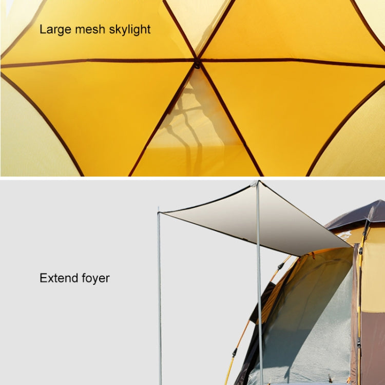 Hewolf 1789 Outdoor Camping Hexagonal Automatic Rain-proof Tent, Flagship Version