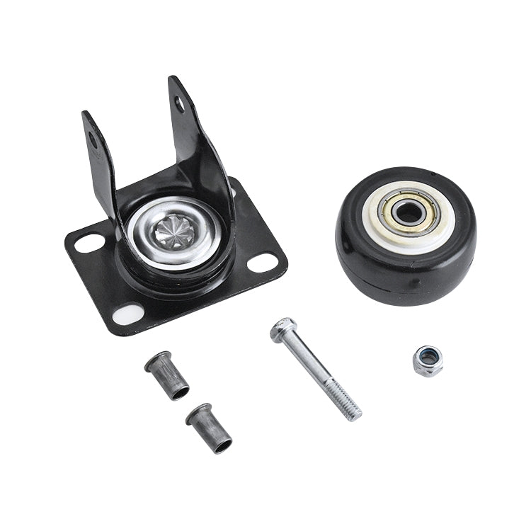 2 PCS 1.5 inch Furniture Cabinet Coffee Table Silent Screw Brake Wheel