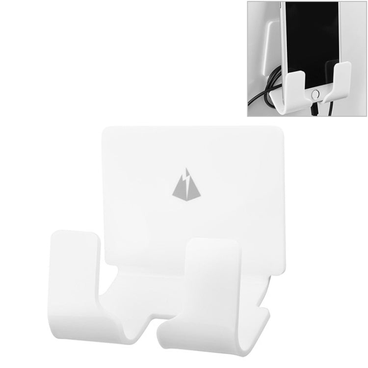 Acrylic Key Hook Wire Plug Holder Socket Storage Hanging Rack Adhesive Type Multi-functional Strong Wall Phone Hook