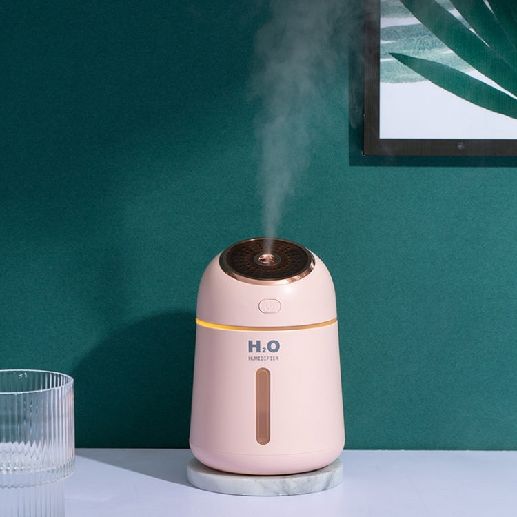 Little-Q Ultrasonic Essential Oil Diffuser Aromatherapy Aroma Humidifier with LED Night Light for Office, Home Bedroom, Car, Support USB Output, Capacity: 330ml, DC 5V