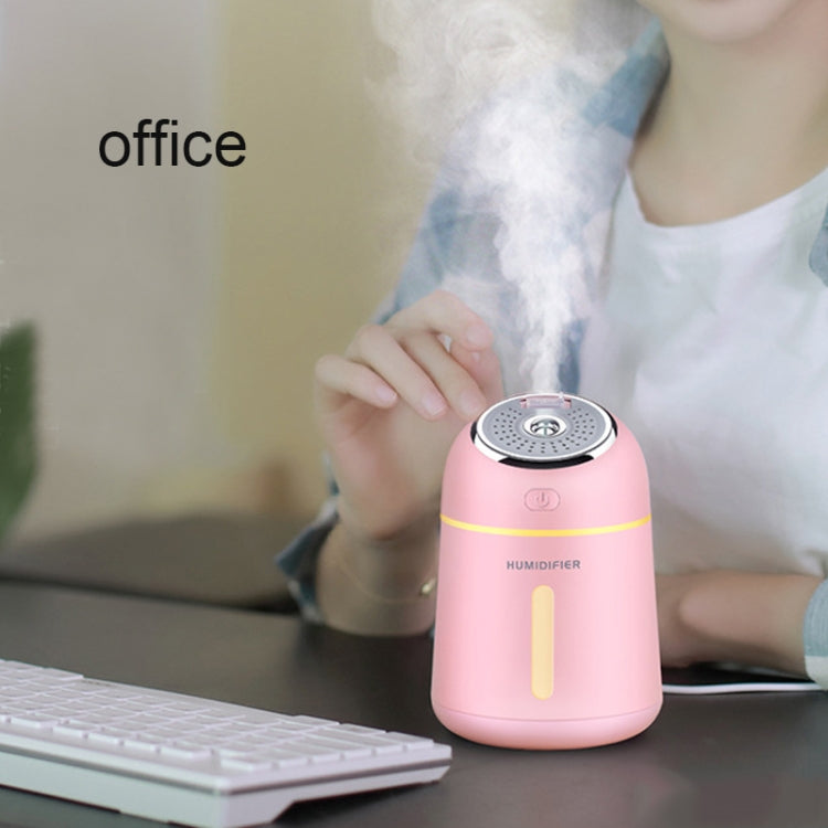 Little-Q Ultrasonic Essential Oil Diffuser Aromatherapy Aroma Humidifier with LED Night Light for Office, Home Bedroom, Car, Support USB Output, Capacity: 330ml, DC 5V